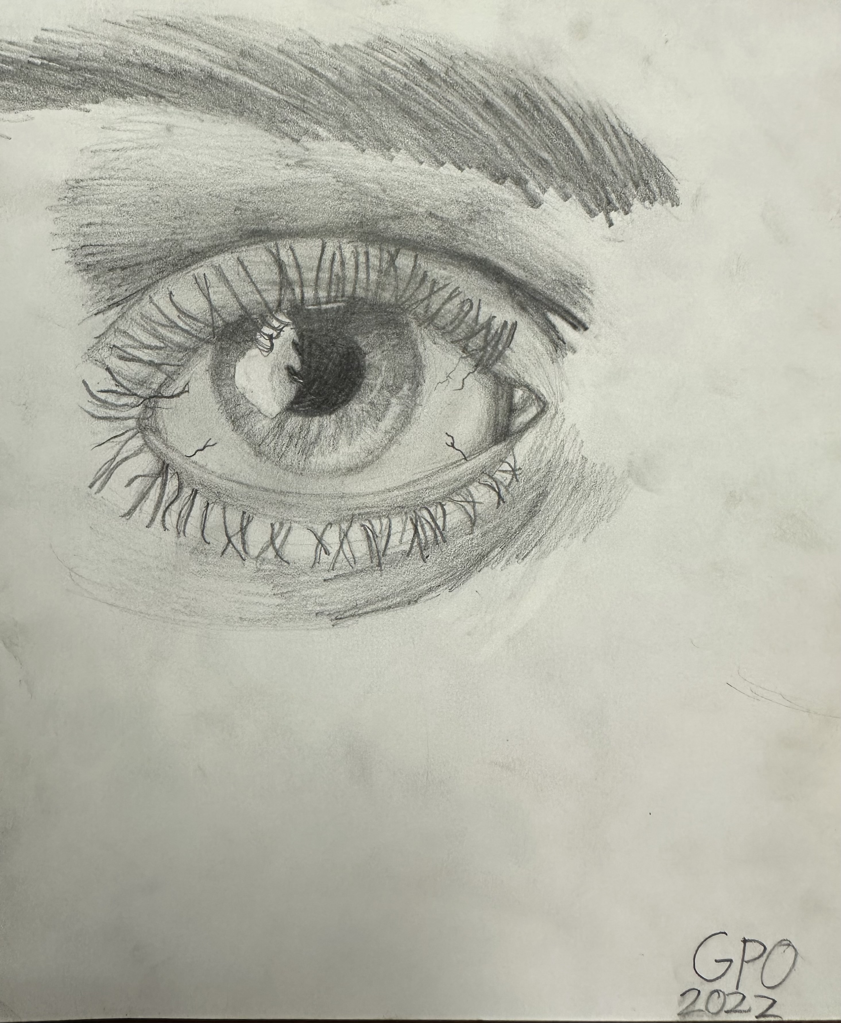 Detailed Eye — Graphite